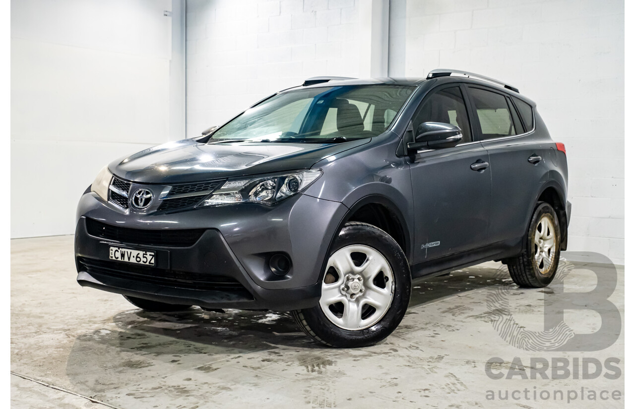 12/2014 Toyota Rav4 GX (4x4) ALA49R 4d Wagon Metallic Grey Turbo Diesel 2.2L