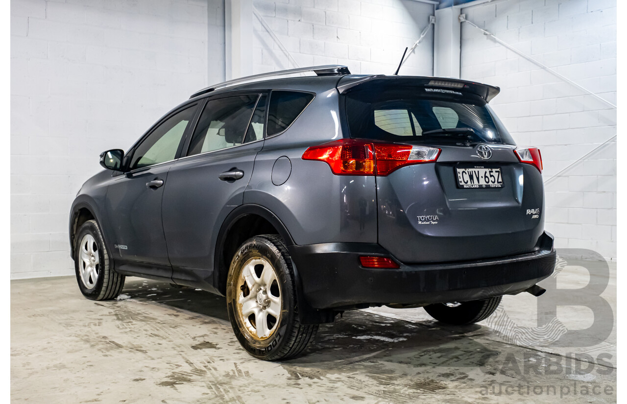 12/2014 Toyota Rav4 GX (4x4) ALA49R 4d Wagon Metallic Grey Turbo Diesel 2.2L