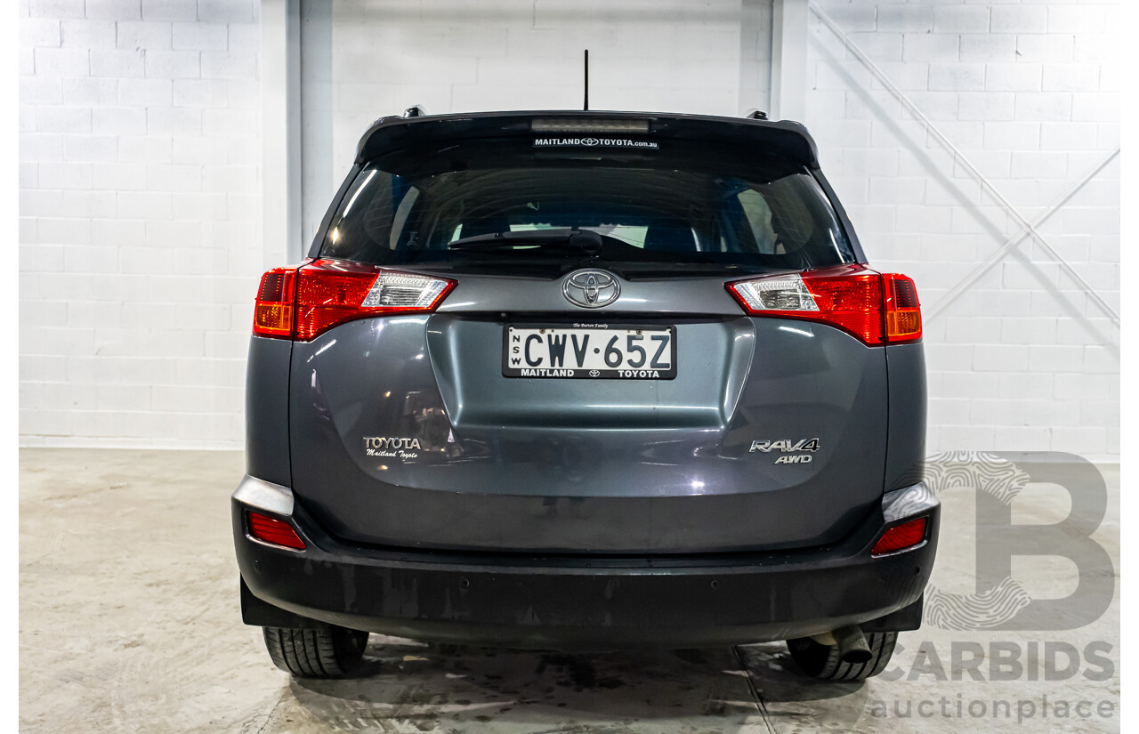 12/2014 Toyota Rav4 GX (4x4) ALA49R 4d Wagon Metallic Grey Turbo Diesel 2.2L