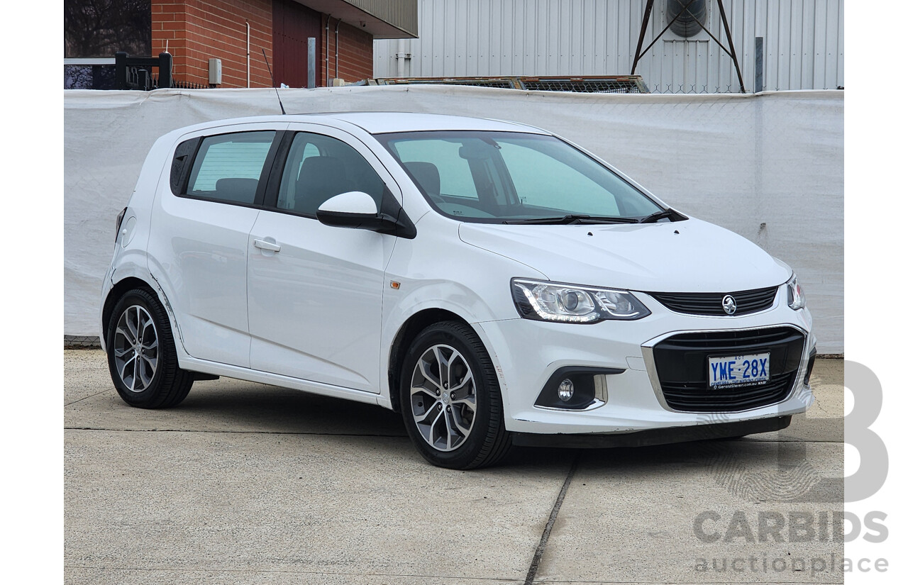 08/2017 Holden Barina LS FWD TM MY17 5D Hatchback White 1.6L