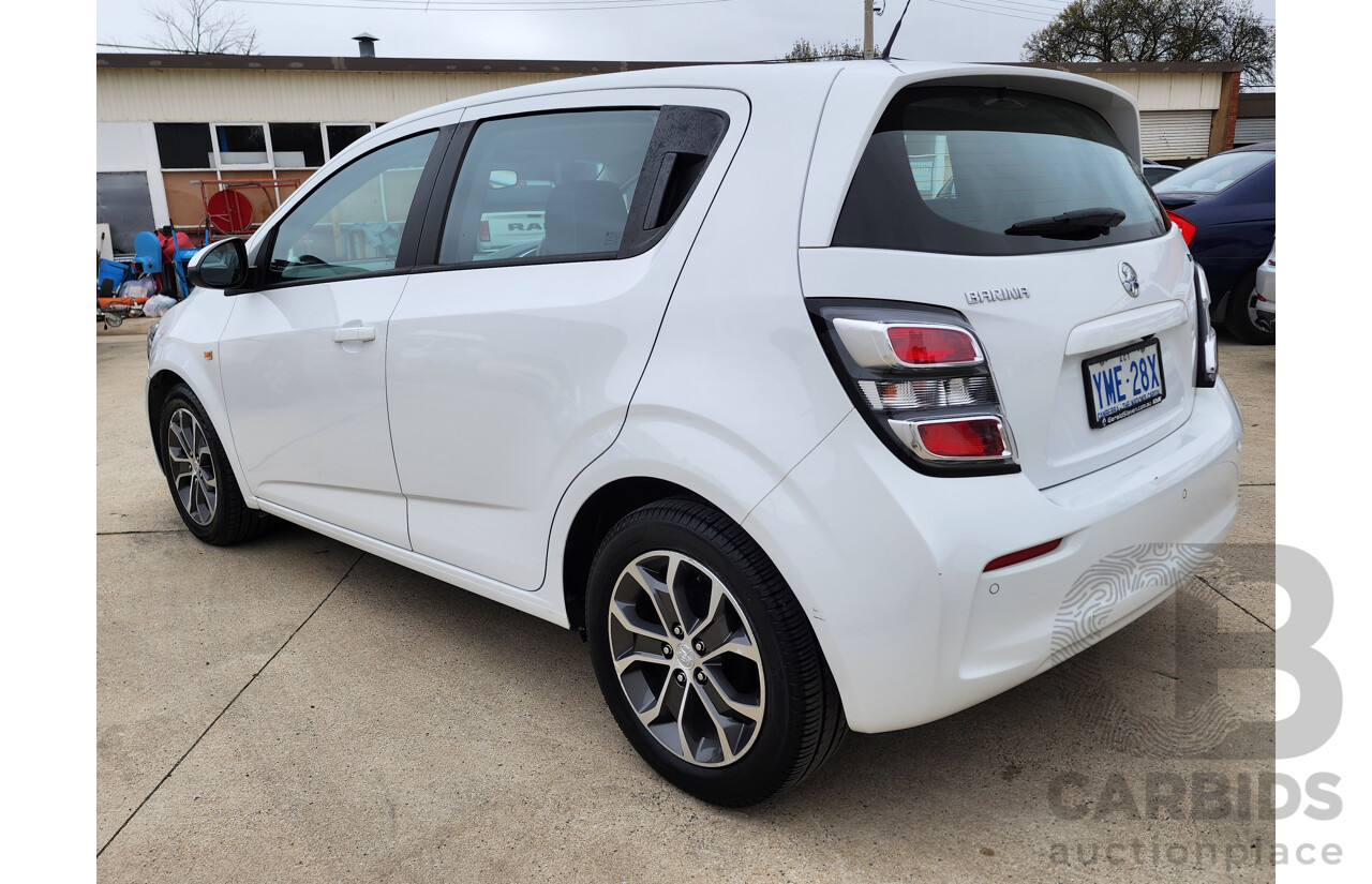 08/2017 Holden Barina LS FWD TM MY17 5D Hatchback White 1.6L