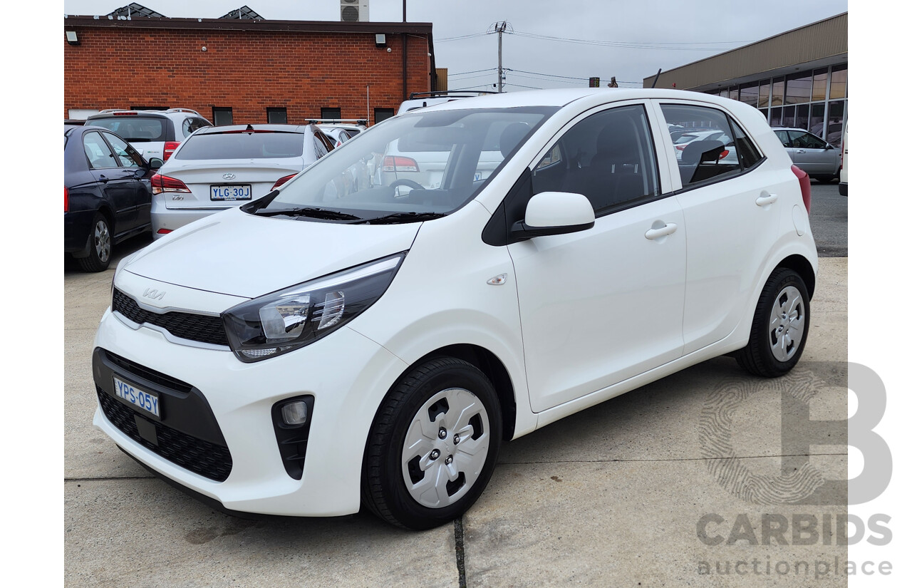08/2021 Kia Picanto S (PE) FWD JA MY21 5D Hatchback White 1.2L