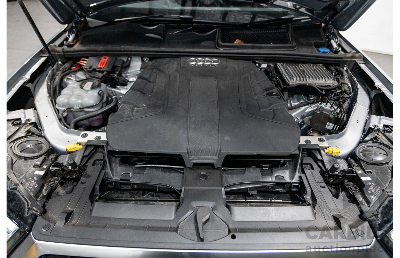 3/2017 Audi Q7 3.0 TDI Quattro (AWD) 4M 4d Wagon Florett Silver Metallic Turbo Diesel V6 3.0L - 7 Seater