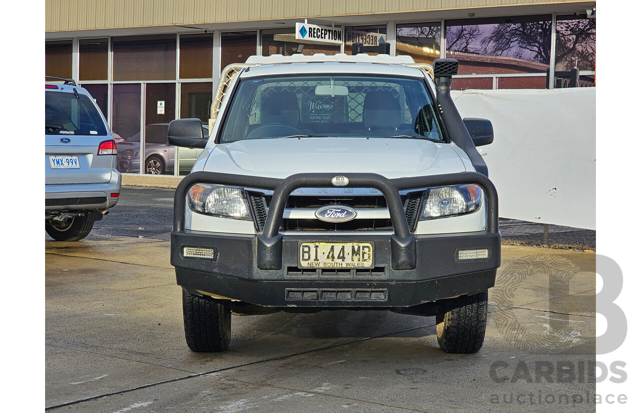 11/2010 Ford Ranger XL (4x4) PK Dual C/Chas White 3.0L