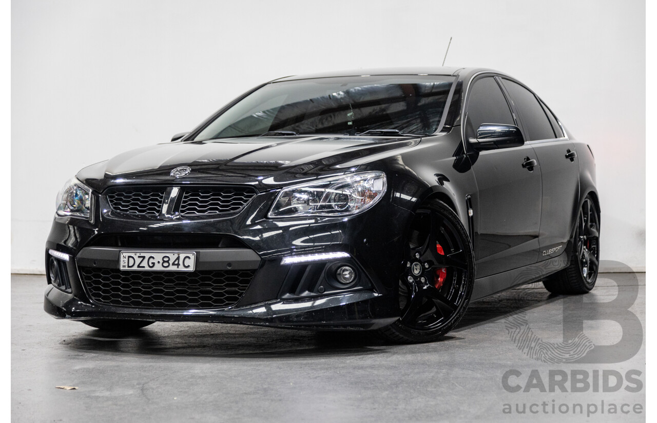 6/2013 Holden HSV Clubsport GEN F Build Number #48 4d Sedan Phantom Black V8 6.2L