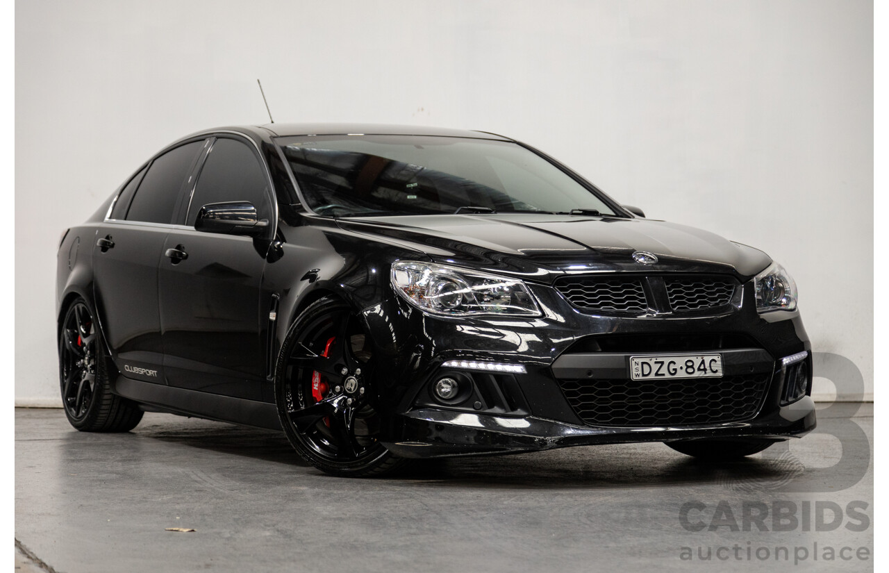 6/2013 Holden HSV Clubsport GEN F Build Number #48 4d Sedan Phantom Black V8 6.2L