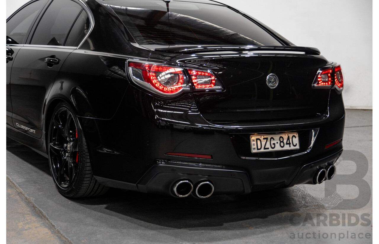 6/2013 Holden HSV Clubsport GEN F Build Number #48 4d Sedan Phantom Black V8 6.2L