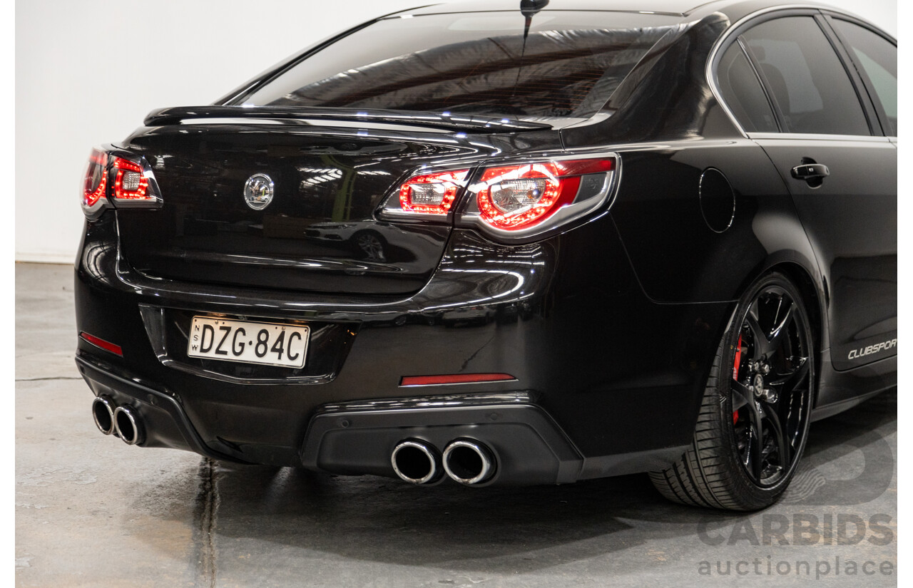 6/2013 Holden HSV Clubsport GEN F Build Number #48 4d Sedan Phantom Black V8 6.2L