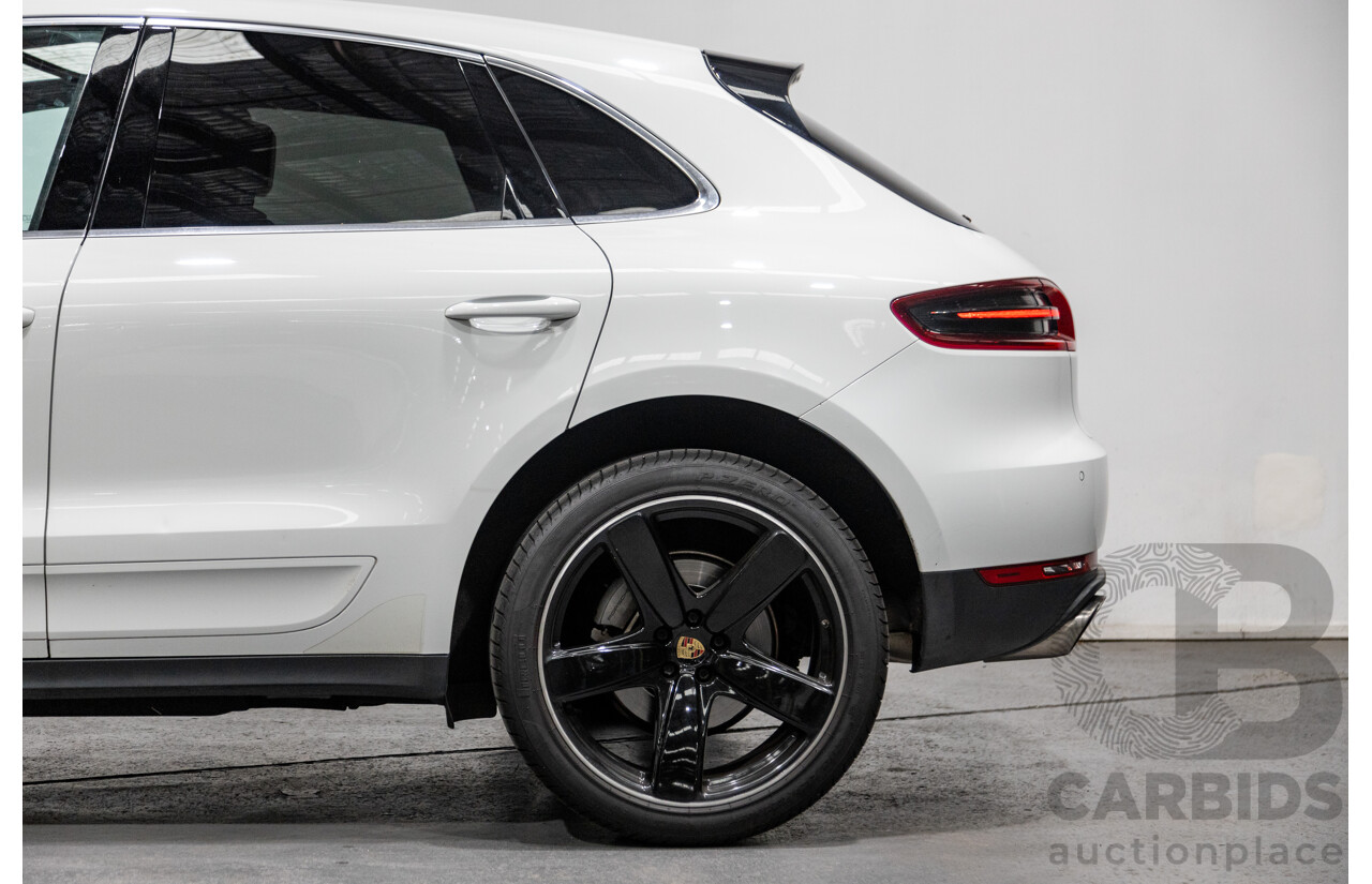 9/2015 Porsche Macan S Diesel (AWD) MY15 4d Wagon White Turbo Diesel V6 3.0L