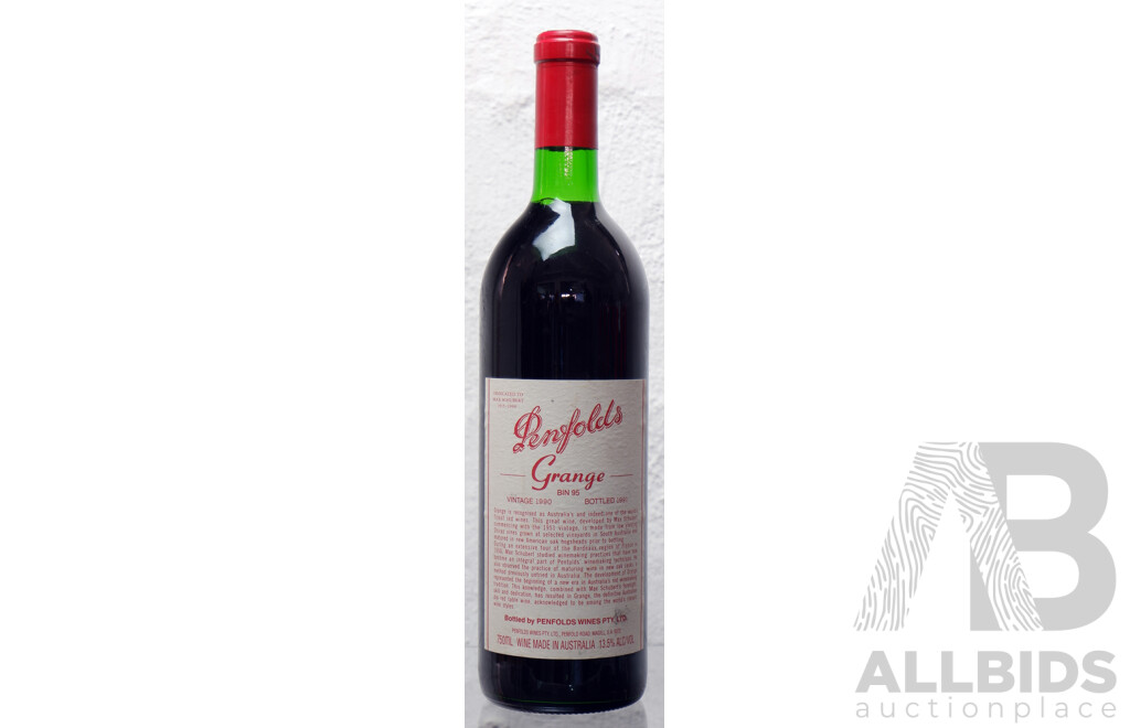 Penfolds Grange Hermitage Vintage 1990