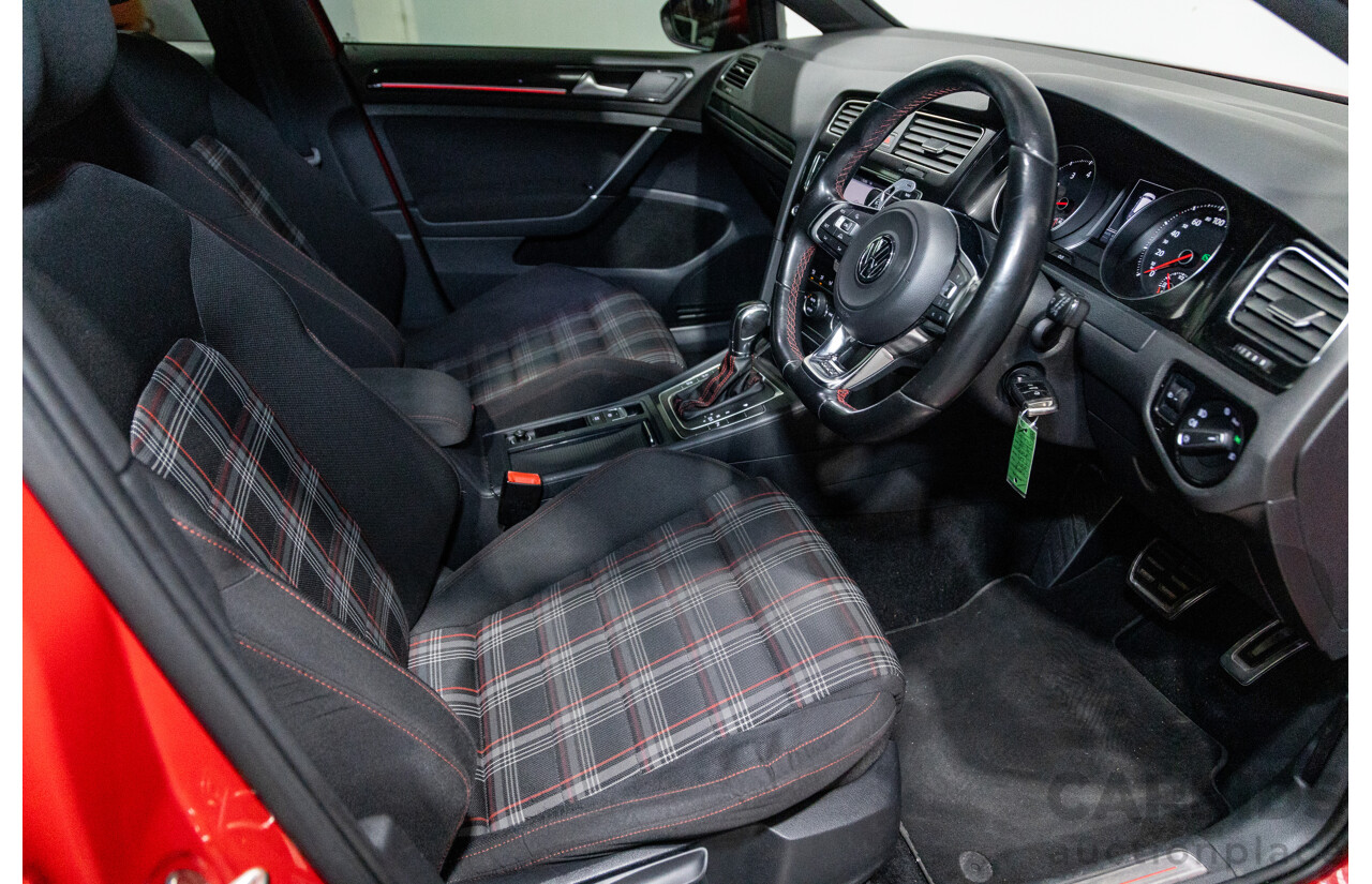 11/2013 Volkswagen Golf GTi AU MK7 MY14 5d Hatchback Tornado Red Turbo 2.0L