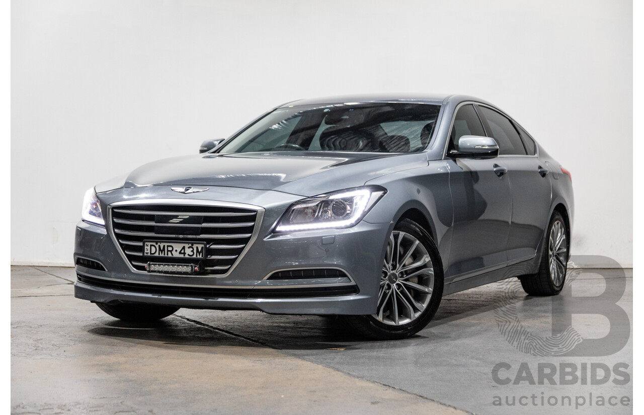 5/2015 Hyundai Genesis DH 4d Sedan Metallic Grey V6 3.8L