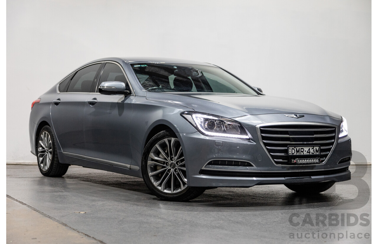 5/2015 Hyundai Genesis DH 4d Sedan Metallic Grey V6 3.8L