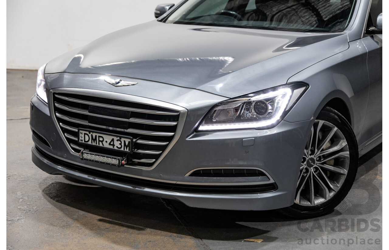 5/2015 Hyundai Genesis DH 4d Sedan Metallic Grey V6 3.8L