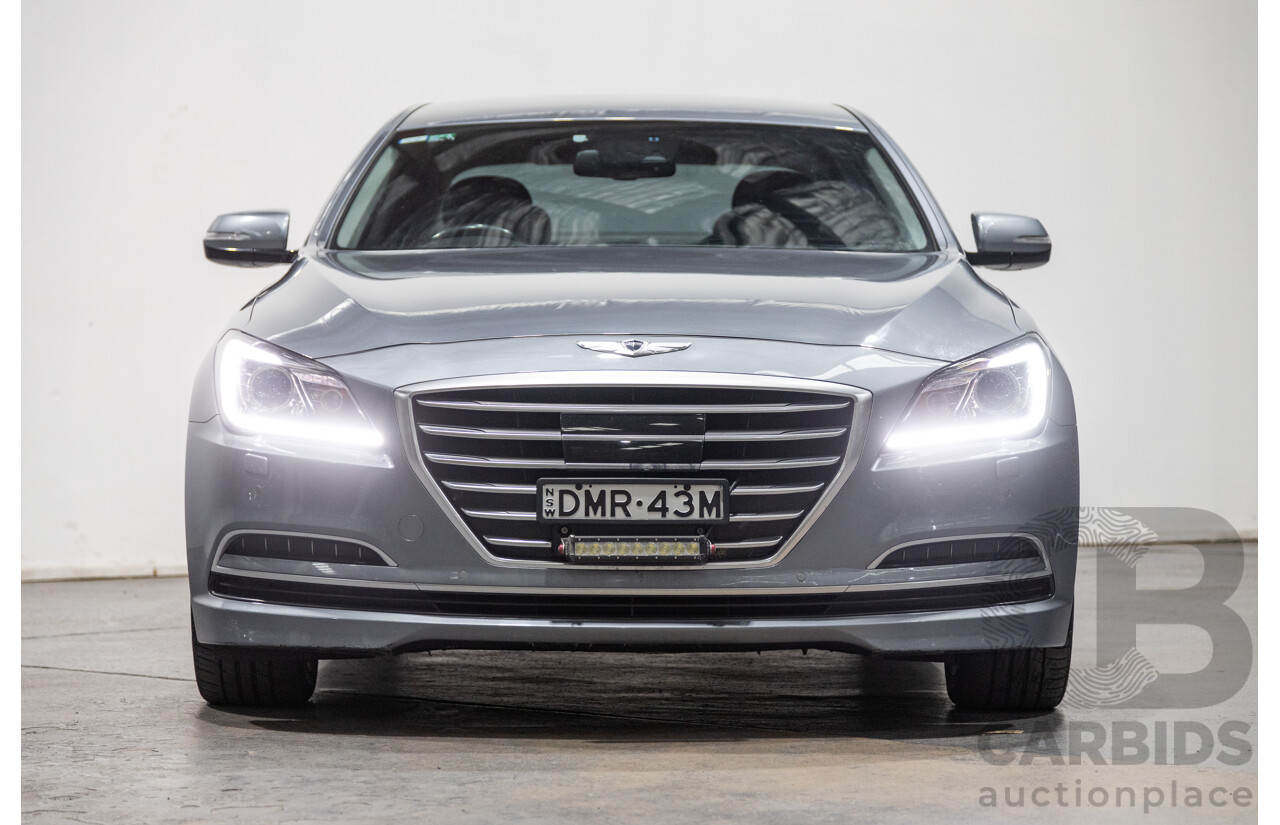 5/2015 Hyundai Genesis DH 4d Sedan Metallic Grey V6 3.8L