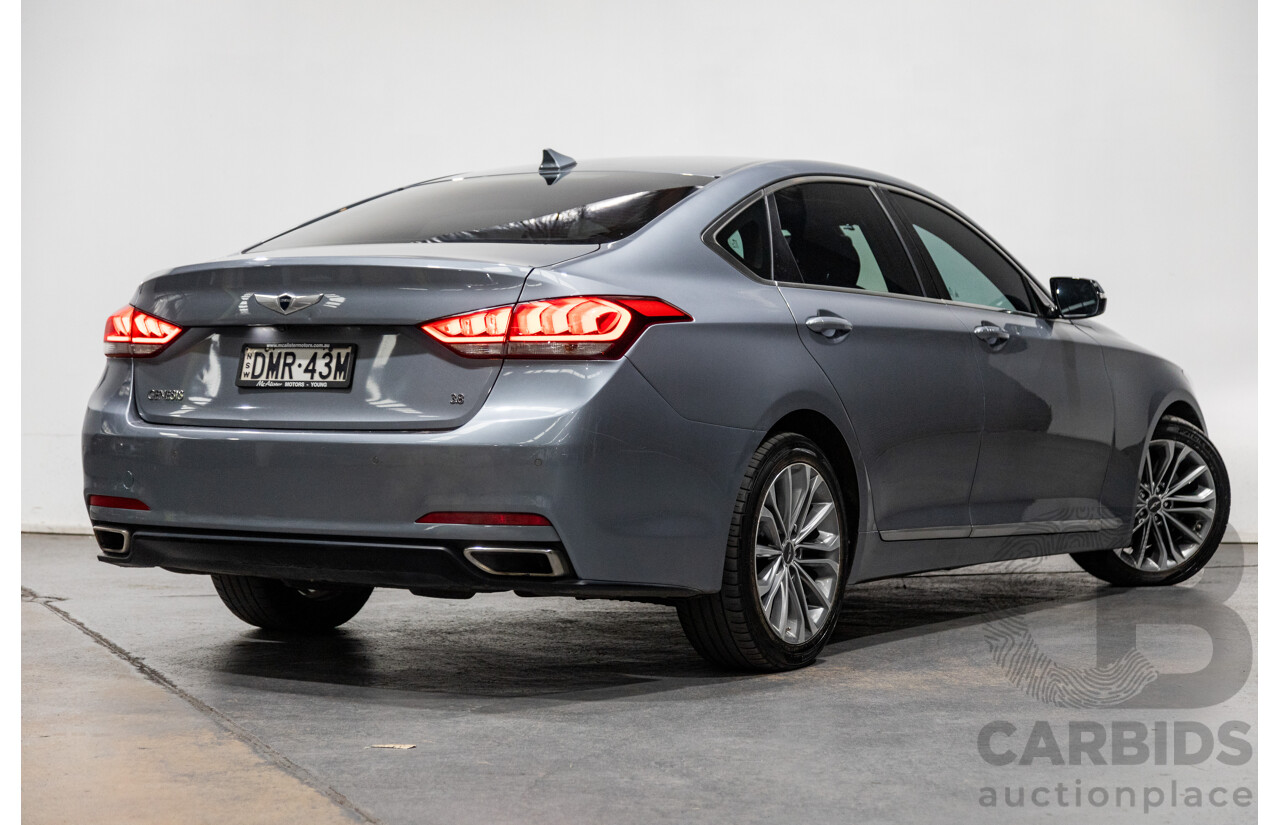 5/2015 Hyundai Genesis DH 4d Sedan Metallic Grey V6 3.8L