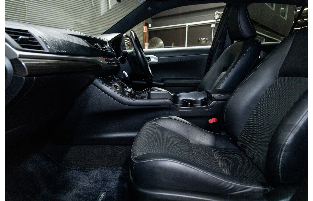 5/2013 Lexus CT 200h Hybrid F-Sport ZWA10R MY13 Upgrade 5d Hatchback Flame Blue Hybrid 1.8L