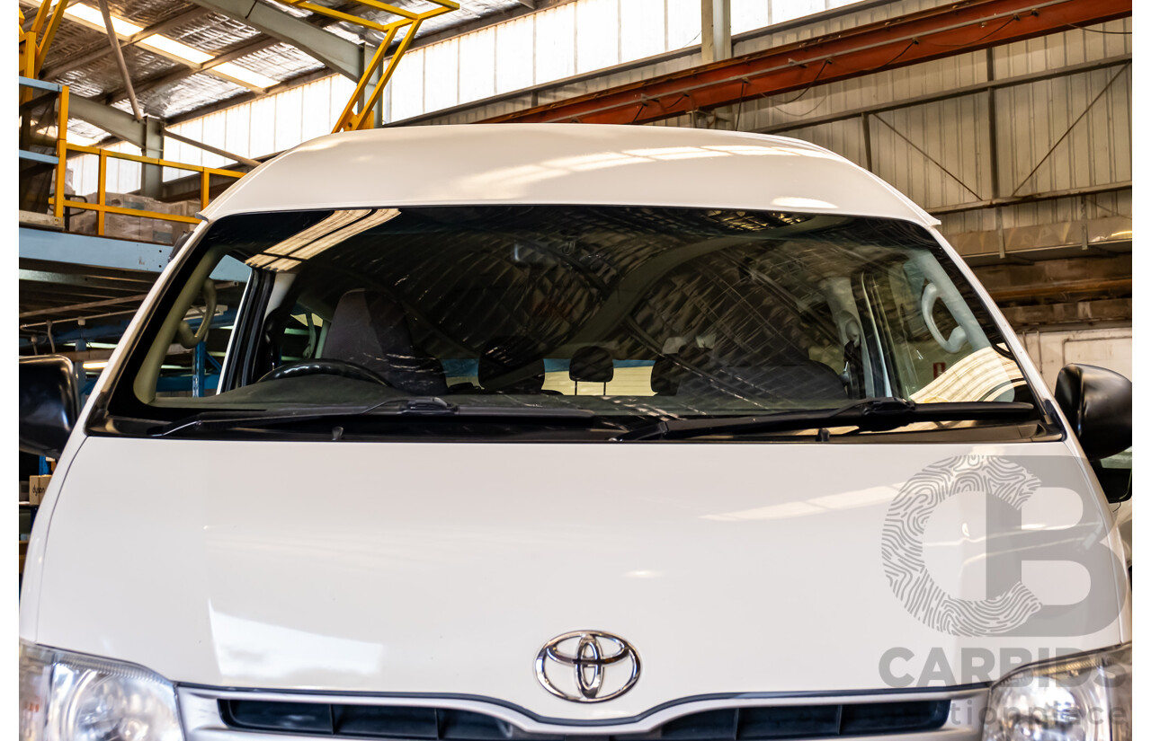 11/2011 Toyota Hiace Commuter KDH223R MY11 UPGRADE Bus White Turbo Diesel 3.0L - 14 Seater