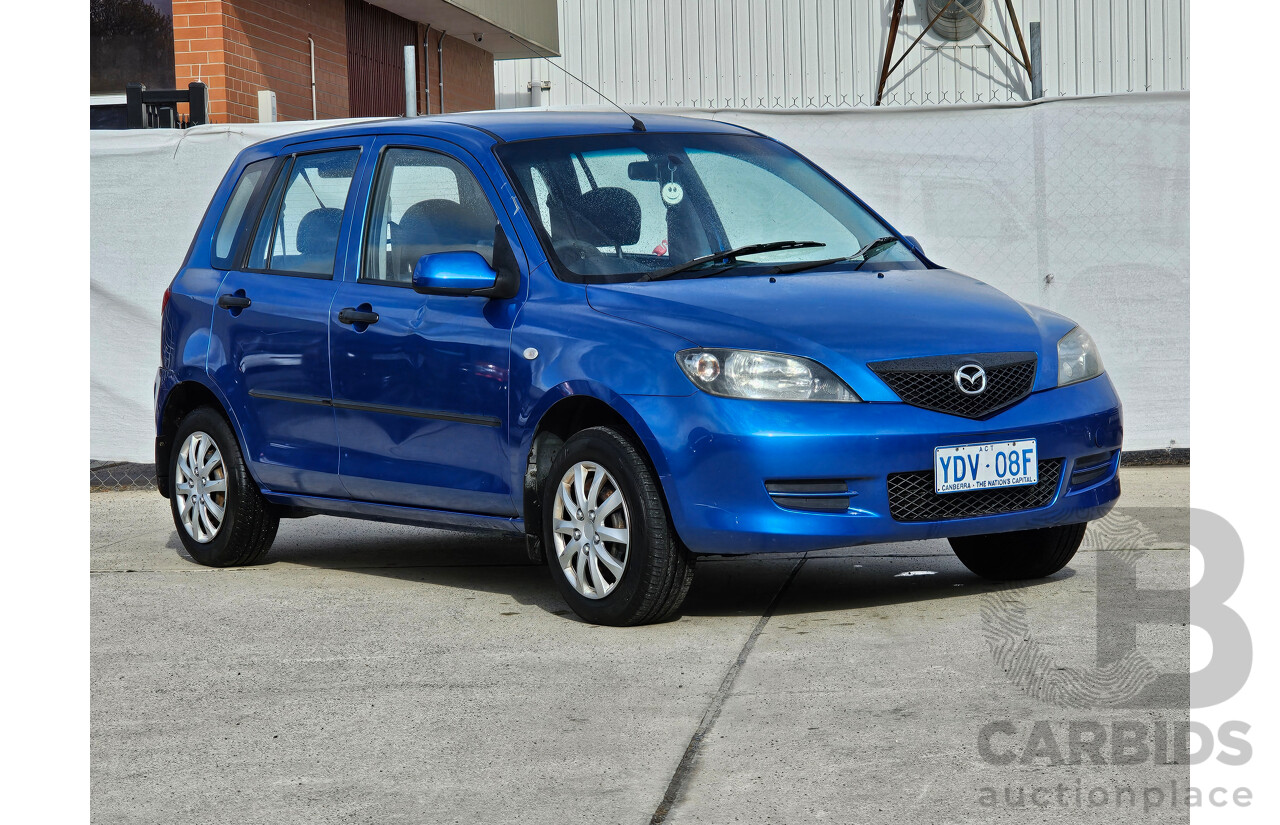 5/2005 Mazda Mazda2 NEO DY 5d Hatchback Blue 1.5L