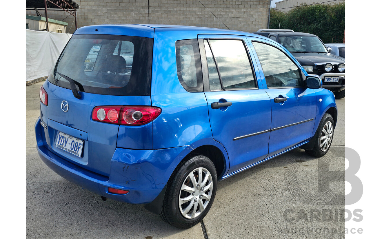 5/2005 Mazda Mazda2 NEO DY 5d Hatchback Blue 1.5L