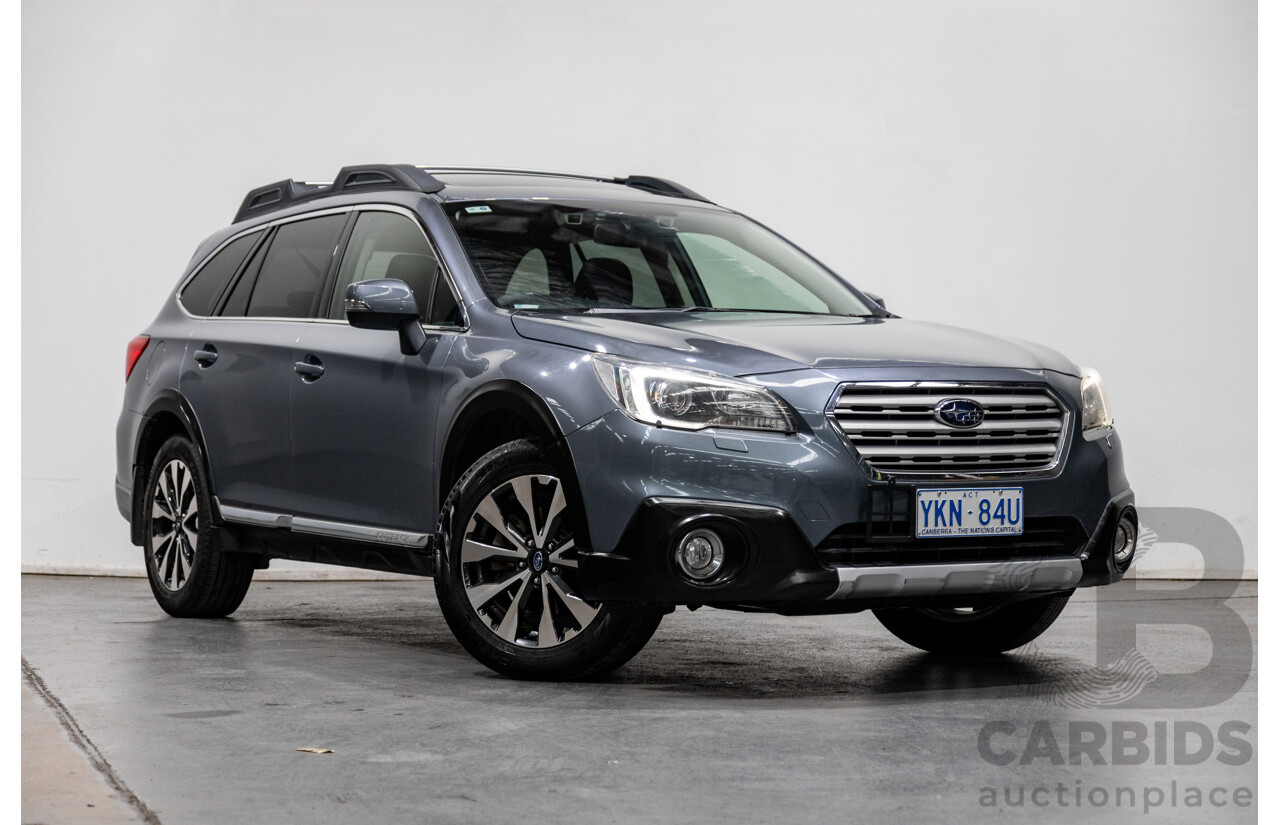 5/2015 Subaru Outback 3.6R Premium MY15 (AWD) 4d Wagon Platinum Grey Metallic 3.6L