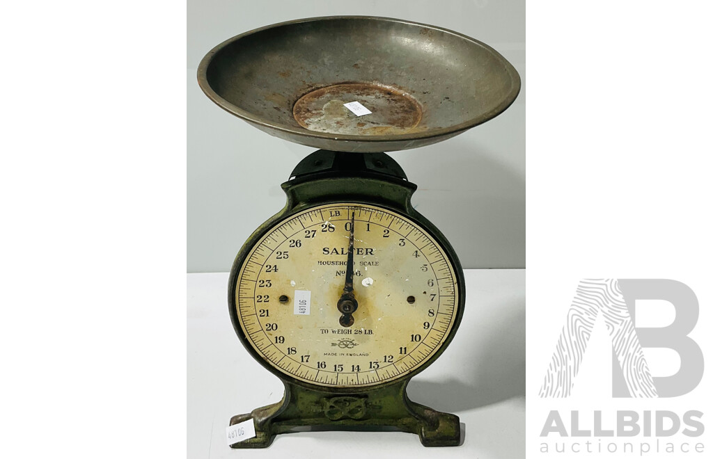 Vintage Salter Household Scale No.46 - Made in England