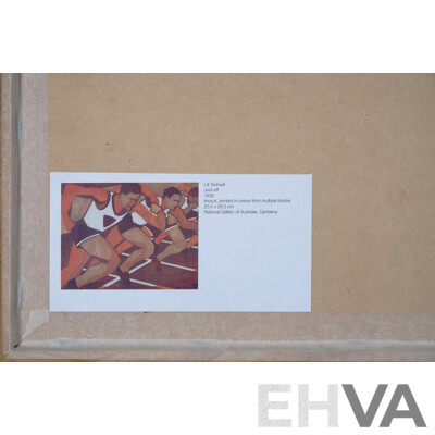 Cyril E. Power (British 1872-1951), the Eight, 1930, and Lill Tschudi (Swiss 1911-2004), Just Off, 1932, Reproduction Prints of Original Linocuts (2)