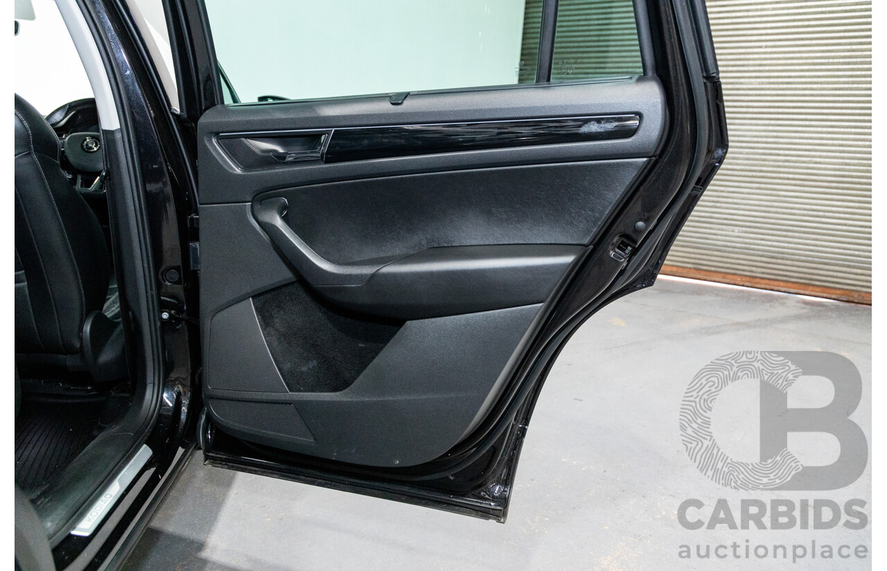 01/2018 Skoda Kodiaq 132TSI (4x4) NS MY18 4d Wagon Black Magic Pearl Turbo 2.0L - 7 Seater