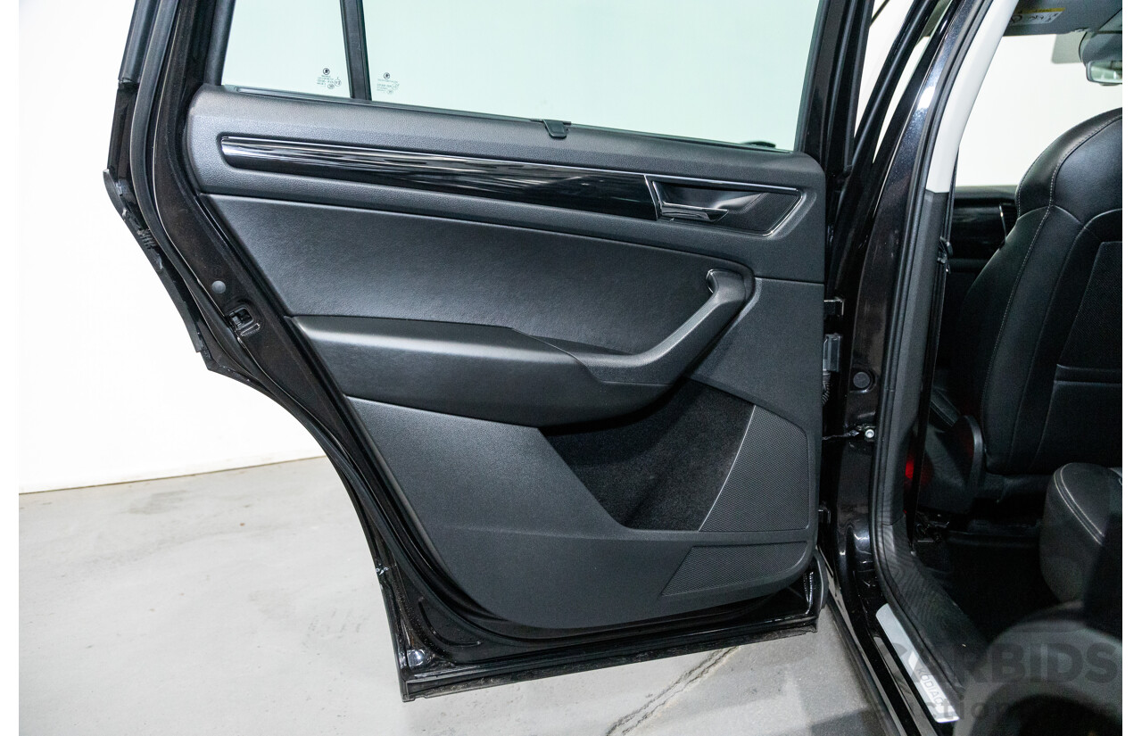 01/2018 Skoda Kodiaq 132TSI (4x4) NS MY18 4d Wagon Black Magic Pearl Turbo 2.0L - 7 Seater