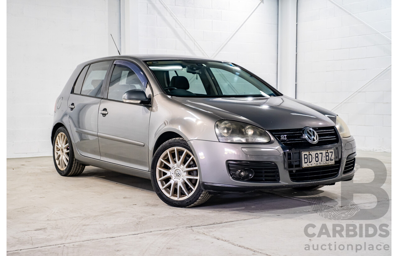 3/2008 Volkswagen Golf GT Sport TDI 1K MY08 UPGRADE 5d Hatchback Grey Turbo Diesel 2.0L