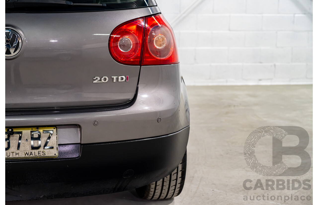 3/2008 Volkswagen Golf GT Sport TDI 1K MY08 UPGRADE 5d Hatchback Grey Turbo Diesel 2.0L