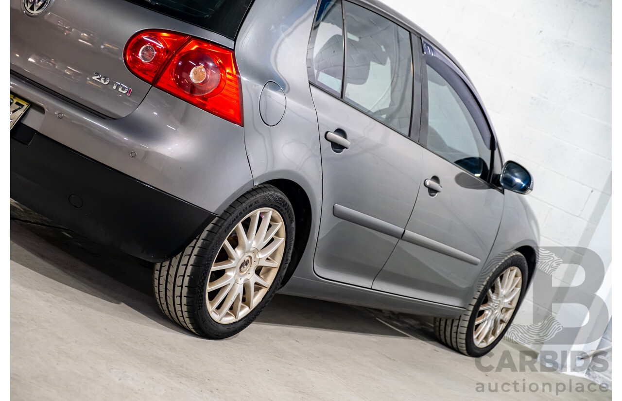 3/2008 Volkswagen Golf GT Sport TDI 1K MY08 UPGRADE 5d Hatchback Grey Turbo Diesel 2.0L