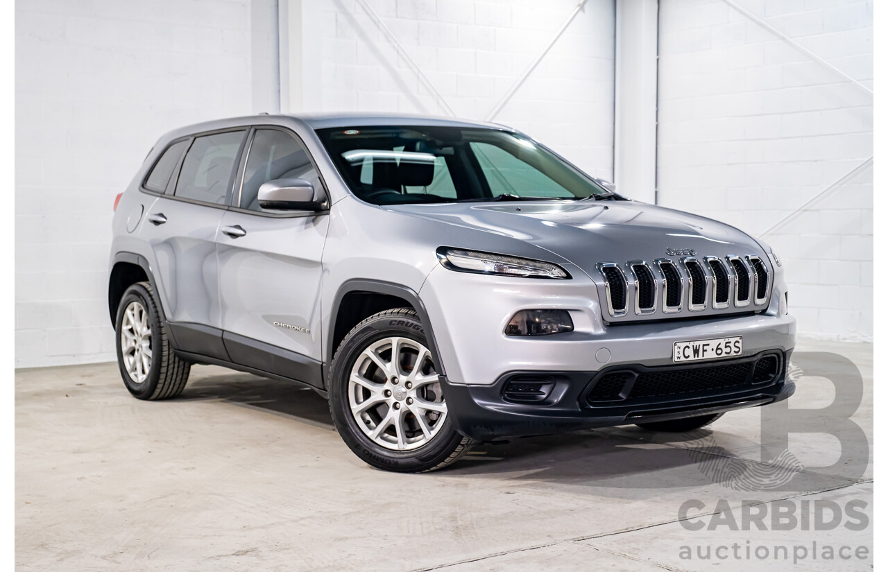 5/2014 Jeep Cherokee Sport KL MY15 4d Wagon Silver 2.4L