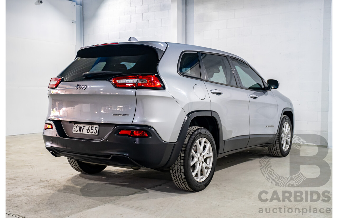 5/2014 Jeep Cherokee Sport KL MY15 4d Wagon Silver 2.4L