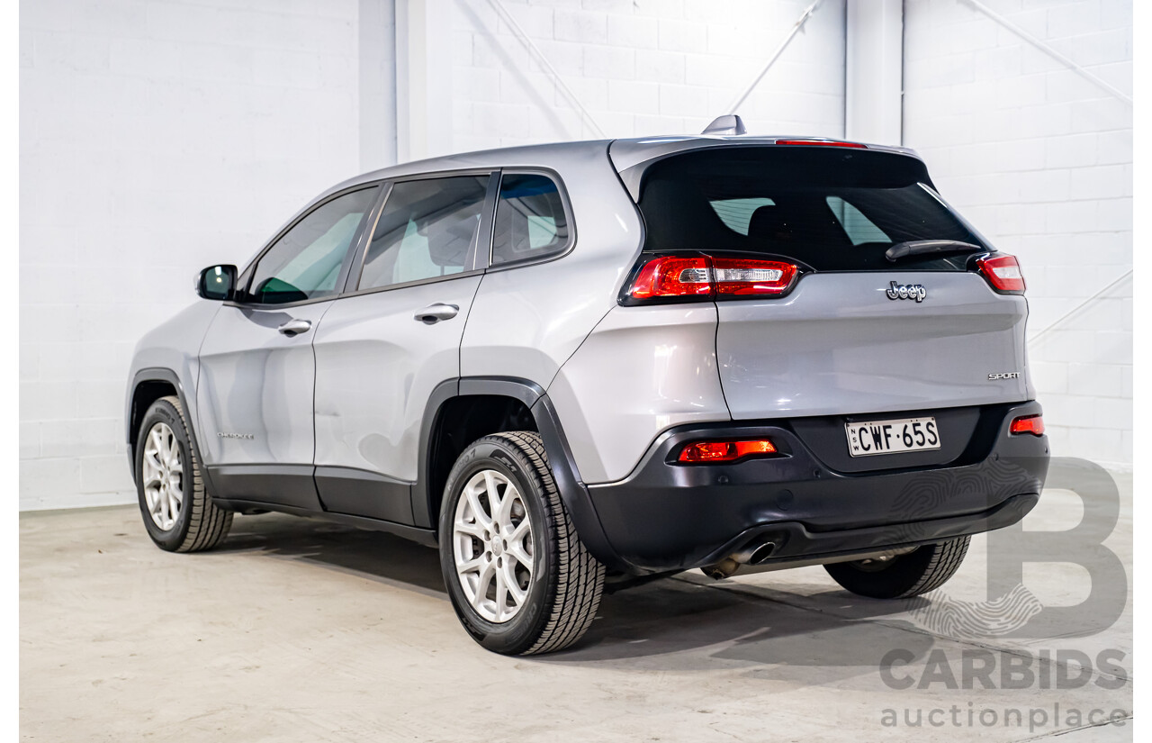 5/2014 Jeep Cherokee Sport KL MY15 4d Wagon Silver 2.4L