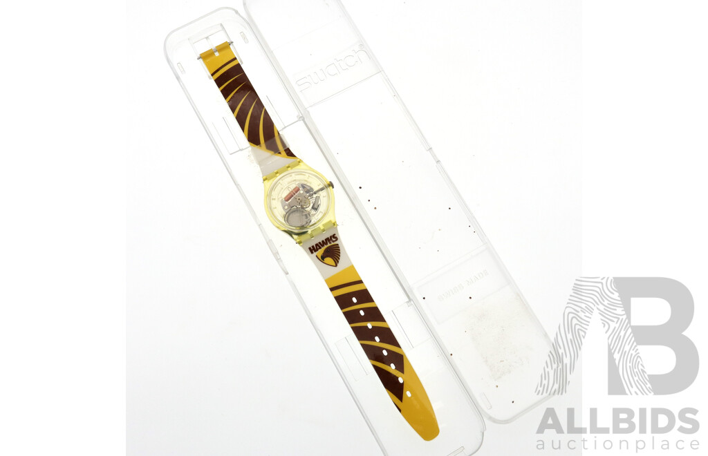 Swatch Vintage 'Atlanta 1996' GZ136 Watch in Original Swatch Box