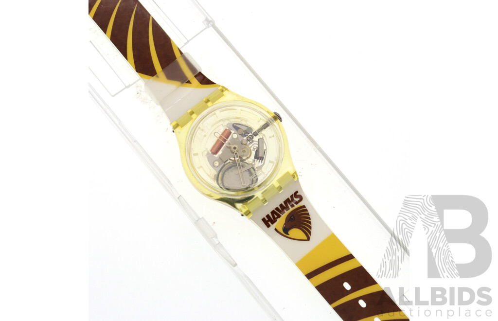 Swatch Vintage 'Atlanta 1996' GZ136 Watch in Original Swatch Box