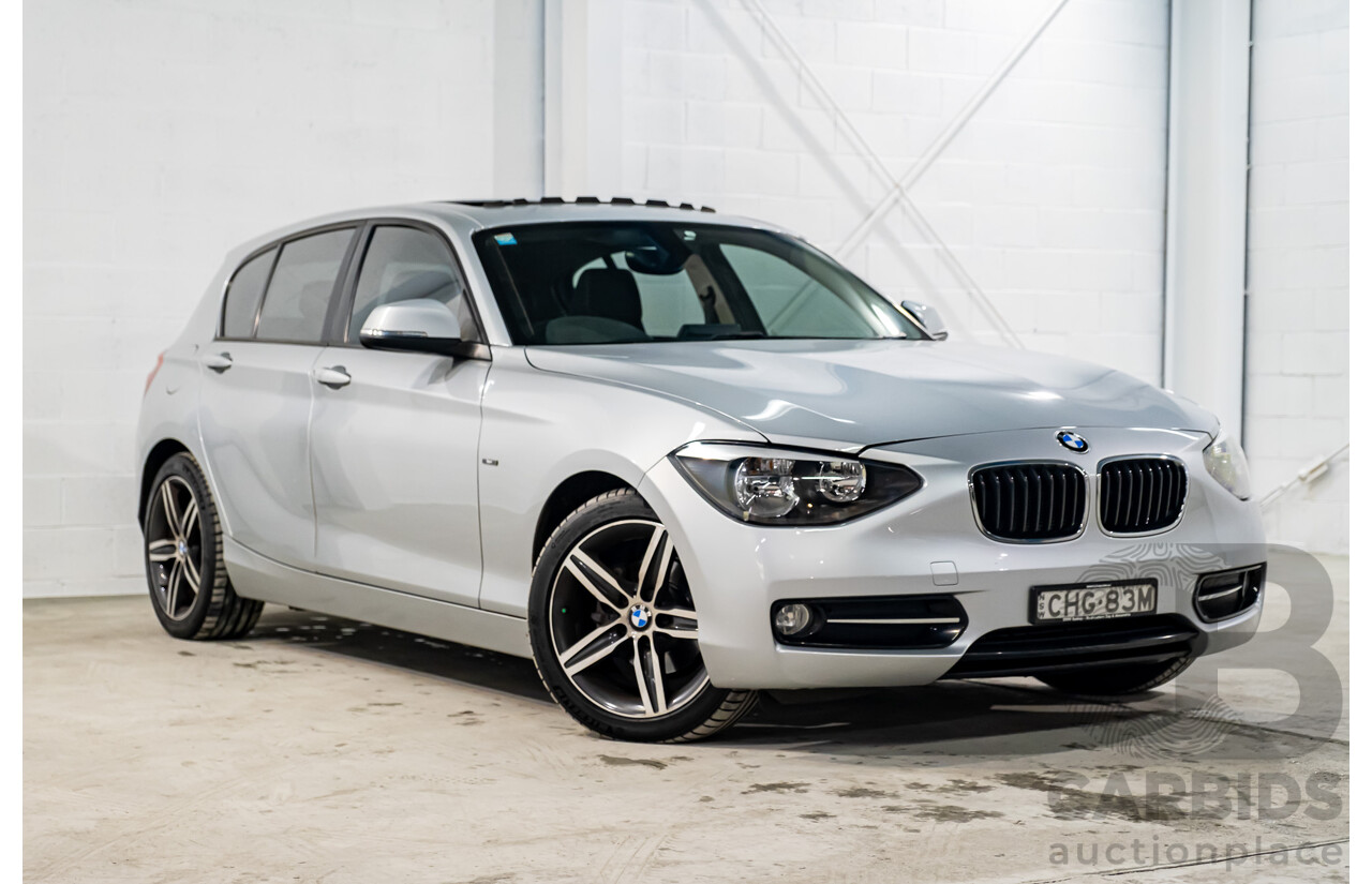 1/2012 BMW 118d Sportline F20 5d Hatchback Metallic Silver Turbo Diesel 2.0L