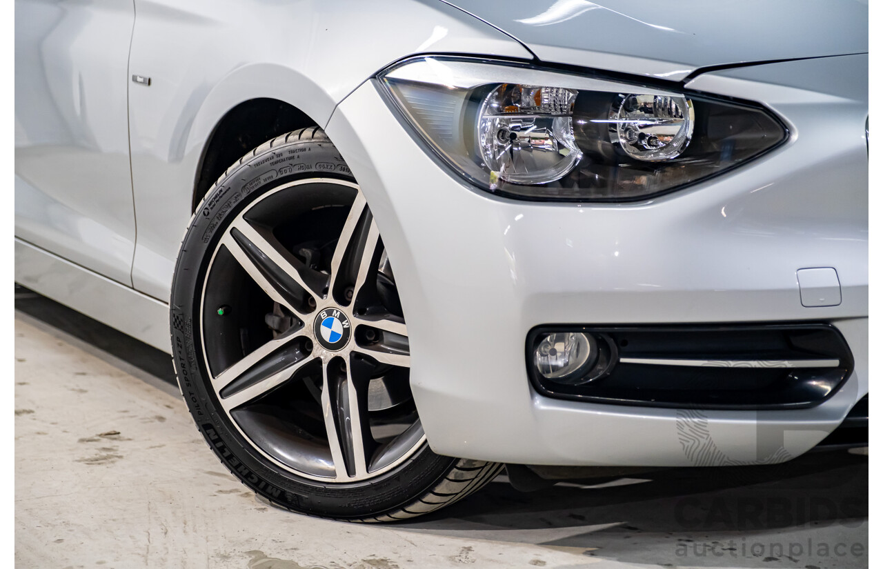 1/2012 BMW 118d Sportline F20 5d Hatchback Metallic Silver Turbo Diesel 2.0L