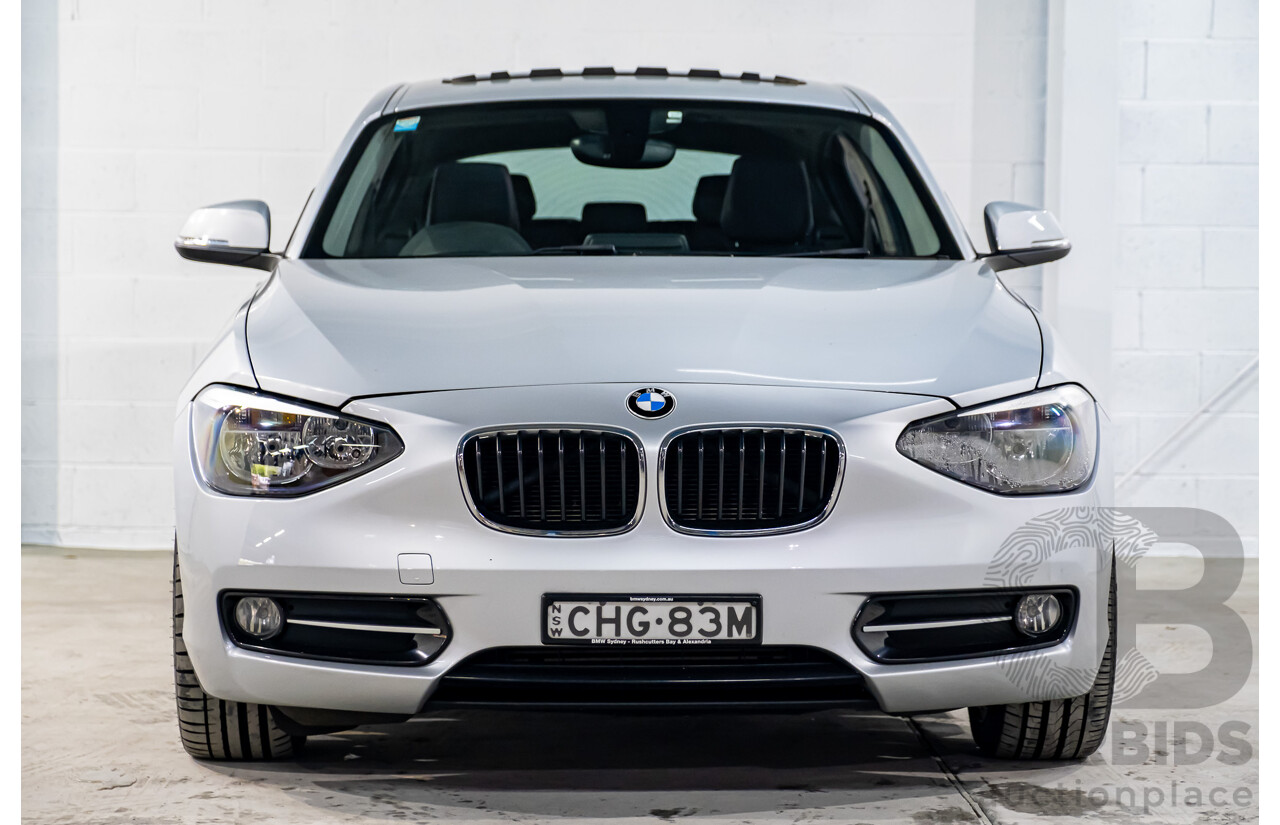 1/2012 BMW 118d Sportline F20 5d Hatchback Metallic Silver Turbo Diesel 2.0L