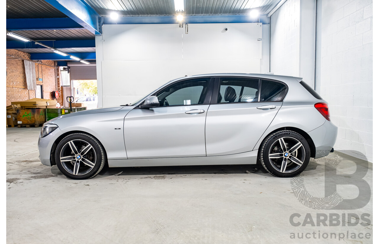 1/2012 BMW 118d Sportline F20 5d Hatchback Metallic Silver Turbo Diesel 2.0L