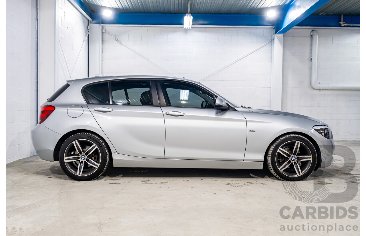 1/2012 BMW 118d Sportline F20 5d Hatchback Metallic Silver Turbo Diesel 2.0L