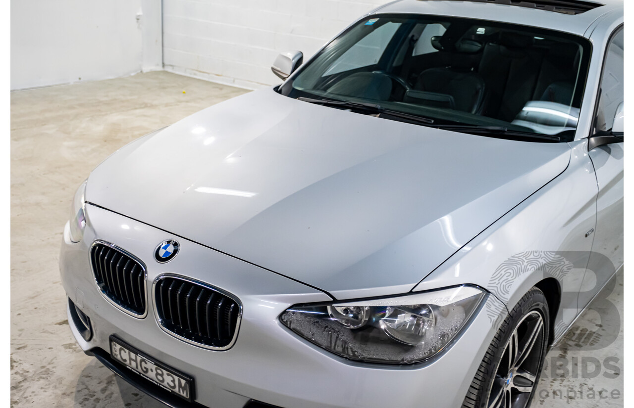 1/2012 BMW 118d Sportline F20 5d Hatchback Metallic Silver Turbo Diesel 2.0L