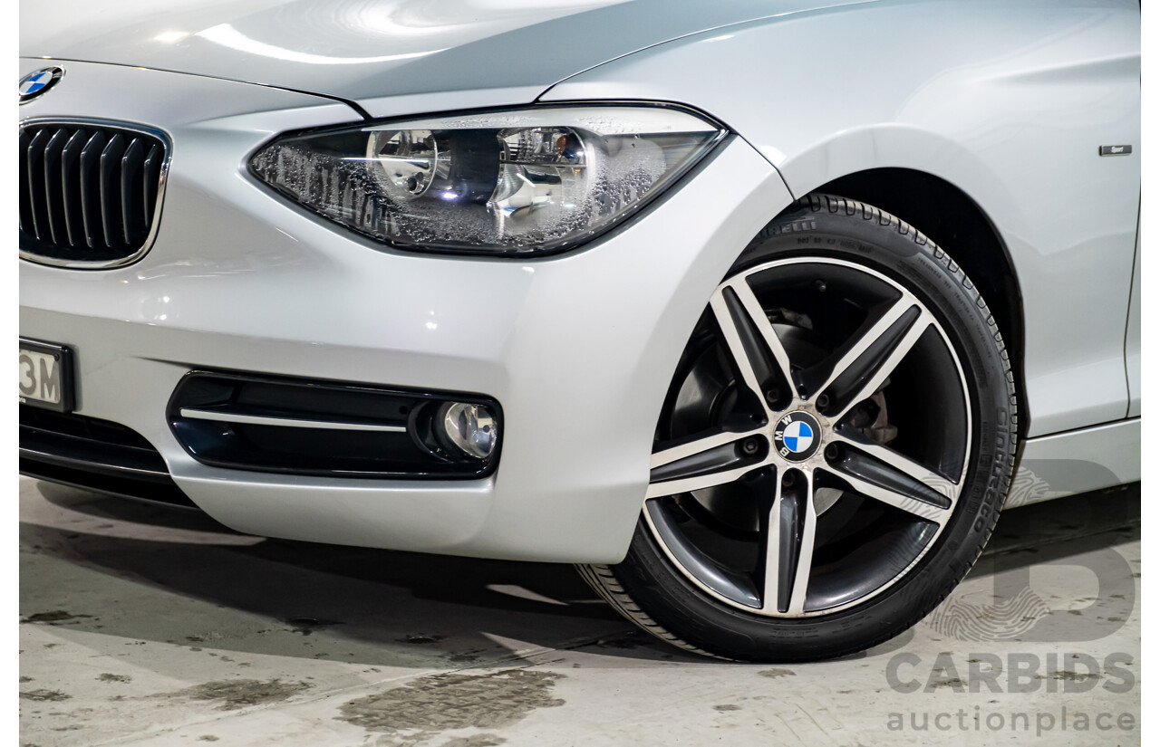 1/2012 BMW 118d Sportline F20 5d Hatchback Metallic Silver Turbo Diesel 2.0L