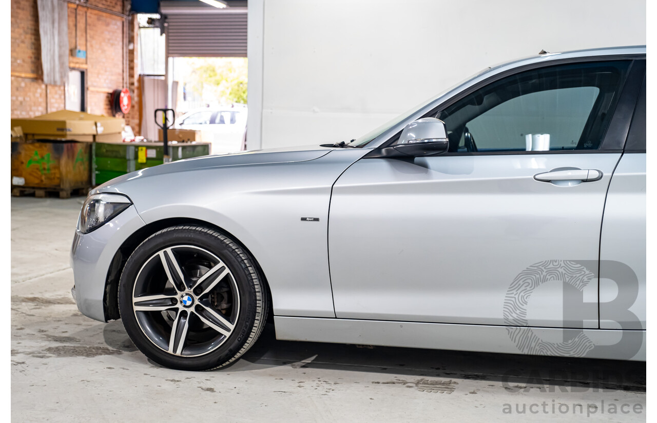 1/2012 BMW 118d Sportline F20 5d Hatchback Metallic Silver Turbo Diesel 2.0L