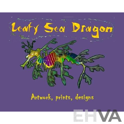 L41 - 2x Framed Artwork by Mick Ashley from Leafy Sea Dragon Artwork