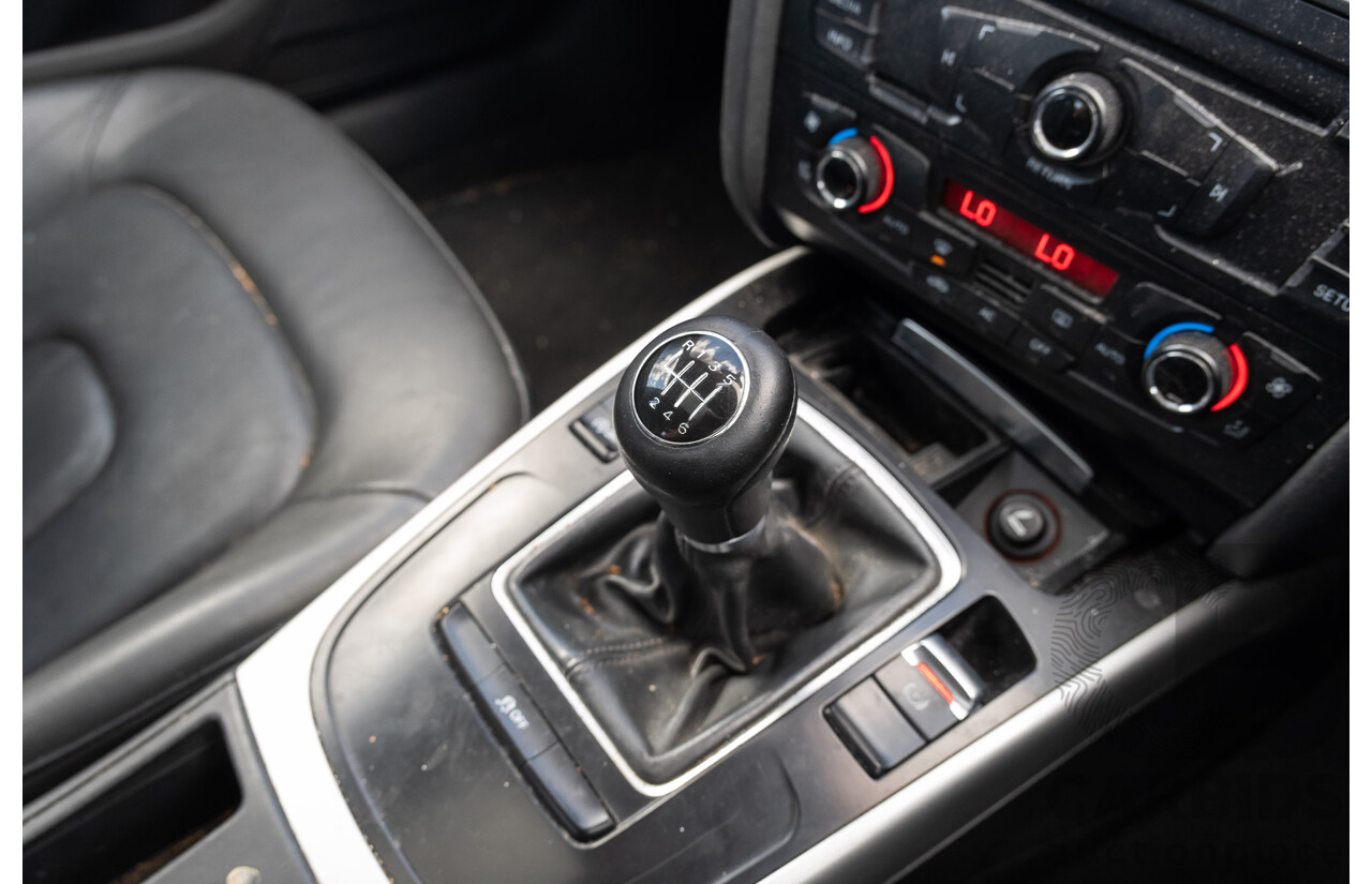 8/2011 Audi A4 2.0 TDi e B8 (8K) MY12 4d Sedan Silver Turbo Diesel 2.0L