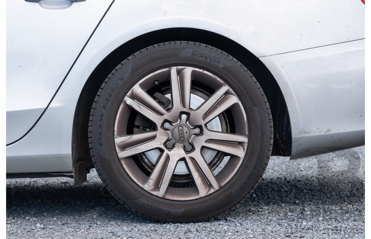 8/2011 Audi A4 2.0 TDi e B8 (8K) MY12 4d Sedan Silver Turbo Diesel 2.0L