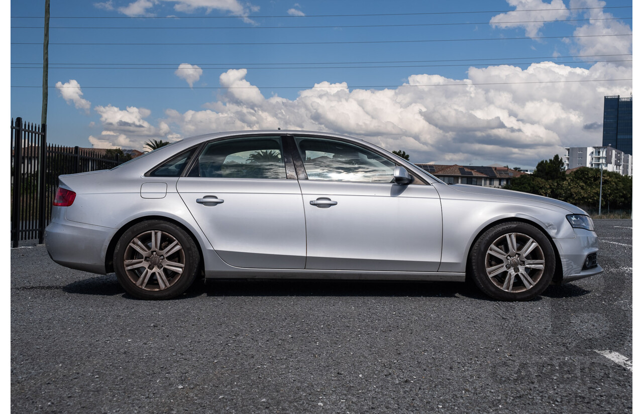 8/2011 Audi A4 2.0 TDi e B8 (8K) MY12 4d Sedan Silver Turbo Diesel 2.0L