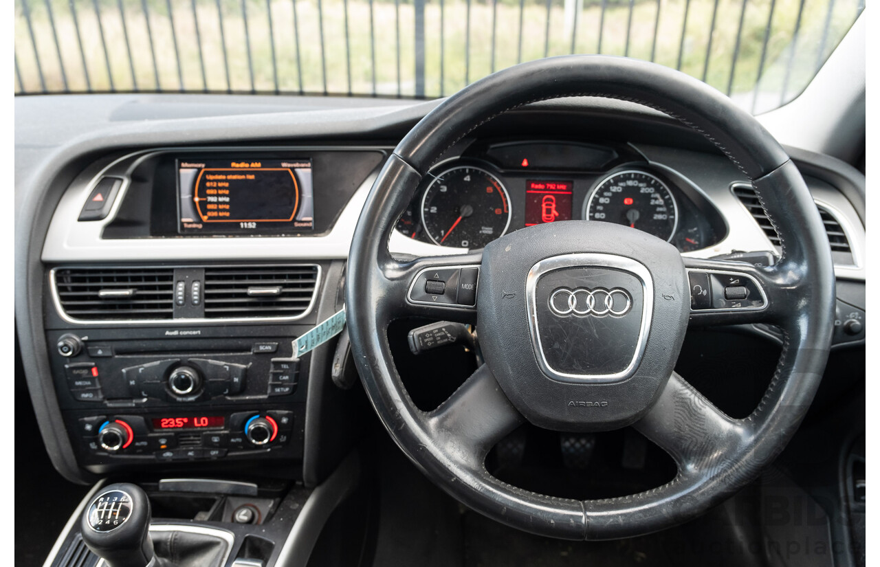 8/2011 Audi A4 2.0 TDi e B8 (8K) MY12 4d Sedan Silver Turbo Diesel 2.0L